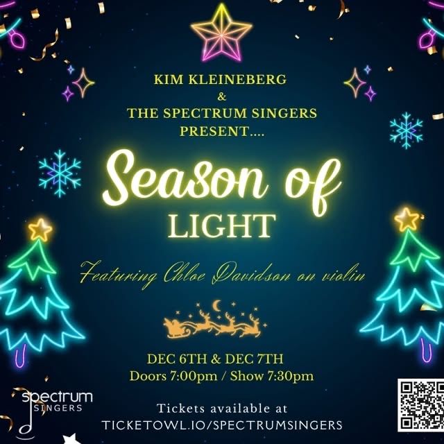 Concert poster for Season of Light